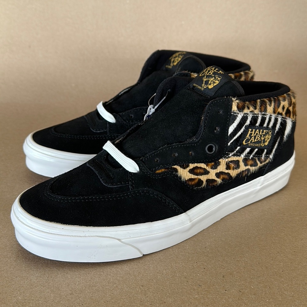 ✨SOLD✨Vans Men’s Half Cab 33 DX Jungle Clash Animal Print Leopard Zebra